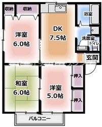 グリーンシャルマン C棟の物件間取画像